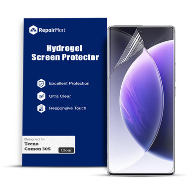 Tecno Camon 30S Compatible Premium Hydrogel Screen Protector With Full Coverage Ultra HD